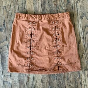 Wild Fable Lace-Up Skirt